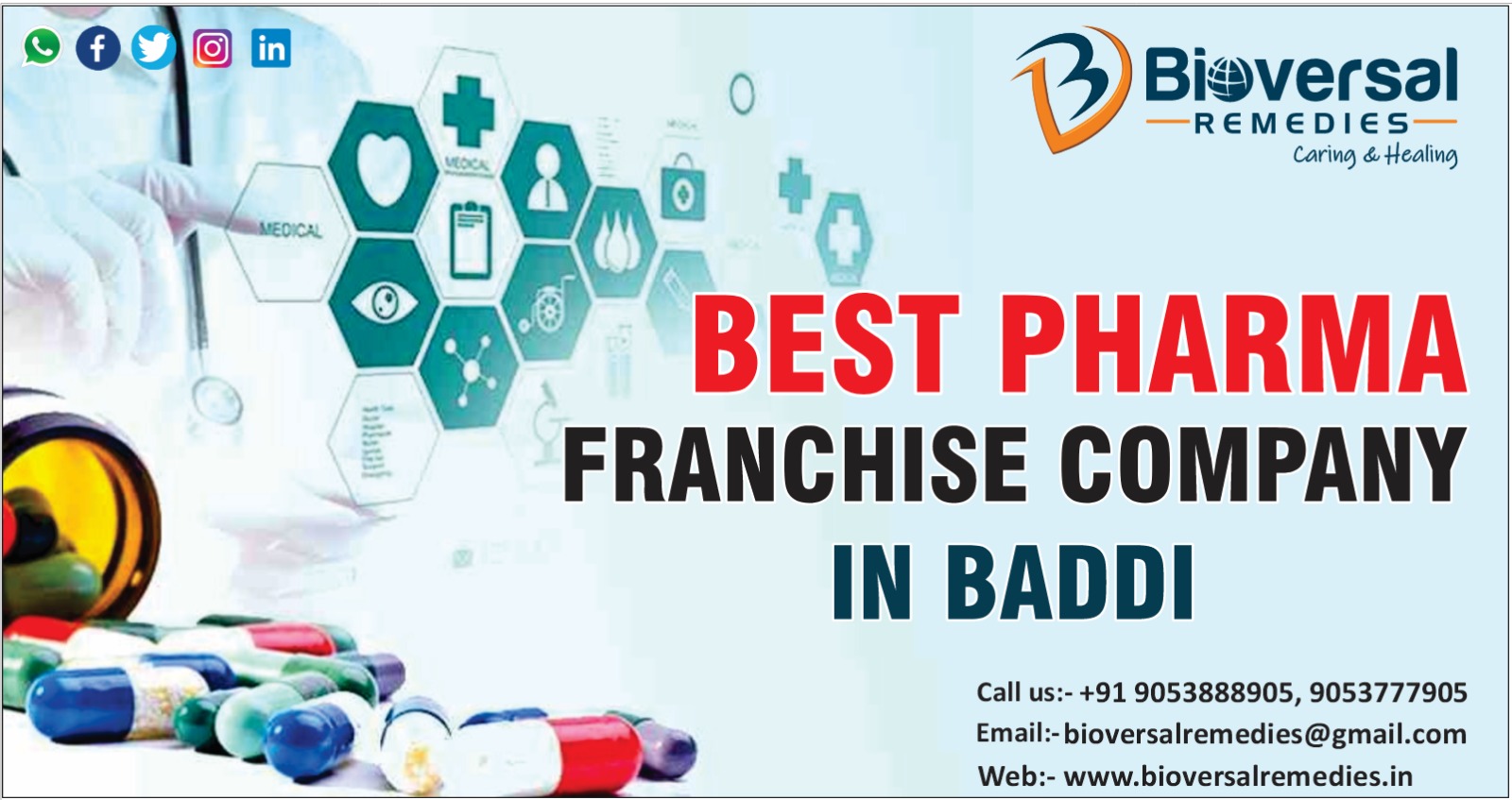 Best Pharma Franchise Company in Baddi
