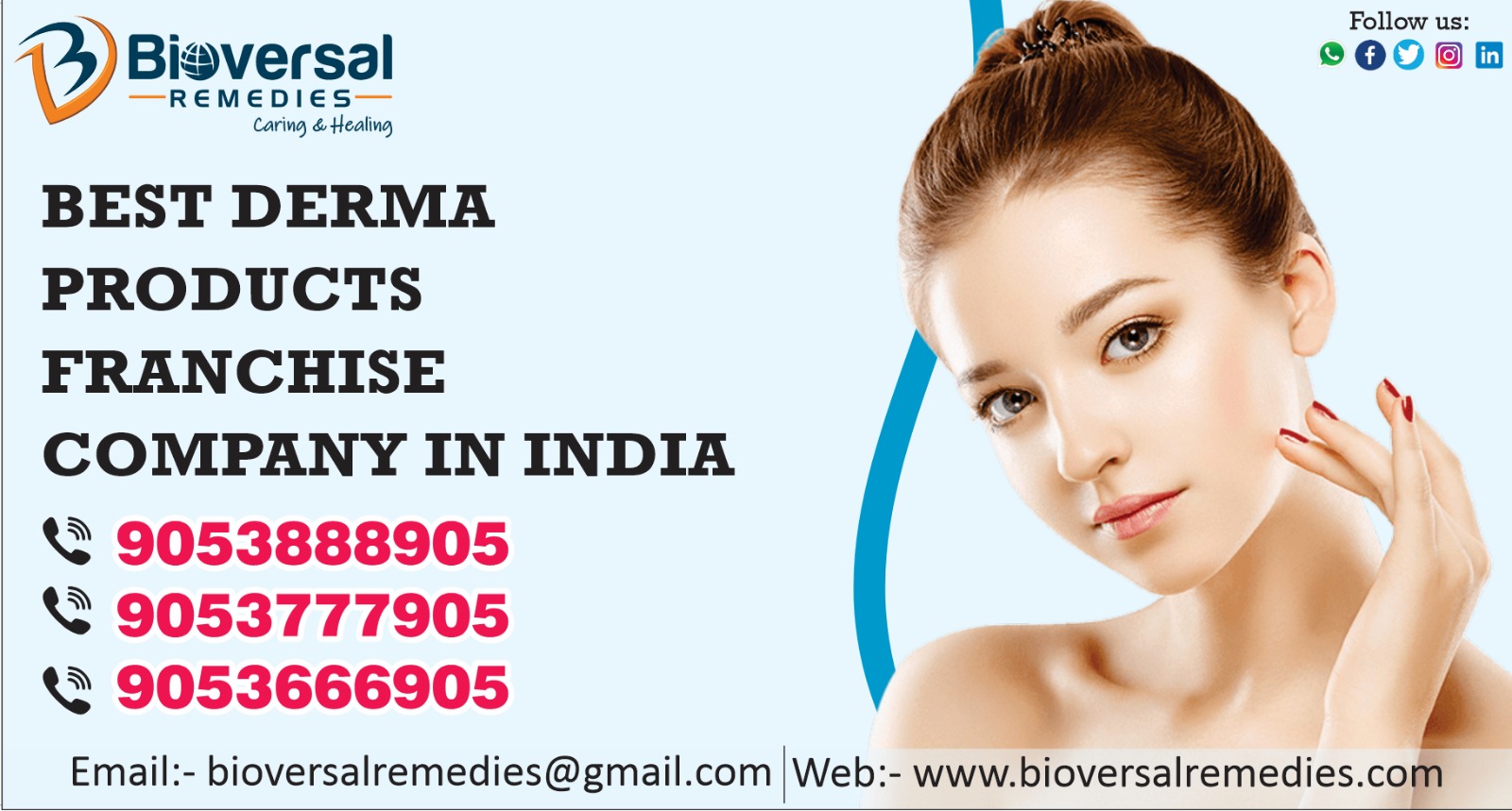 Best Derma Products Franchise Company in India