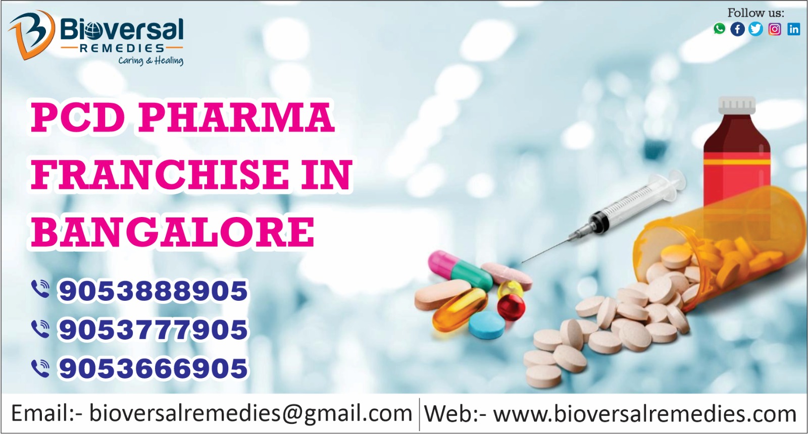 PCD Pharma Franchise In Bangalore