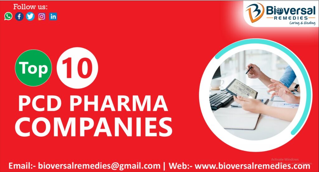 Top 10 PCD Pharma Companies