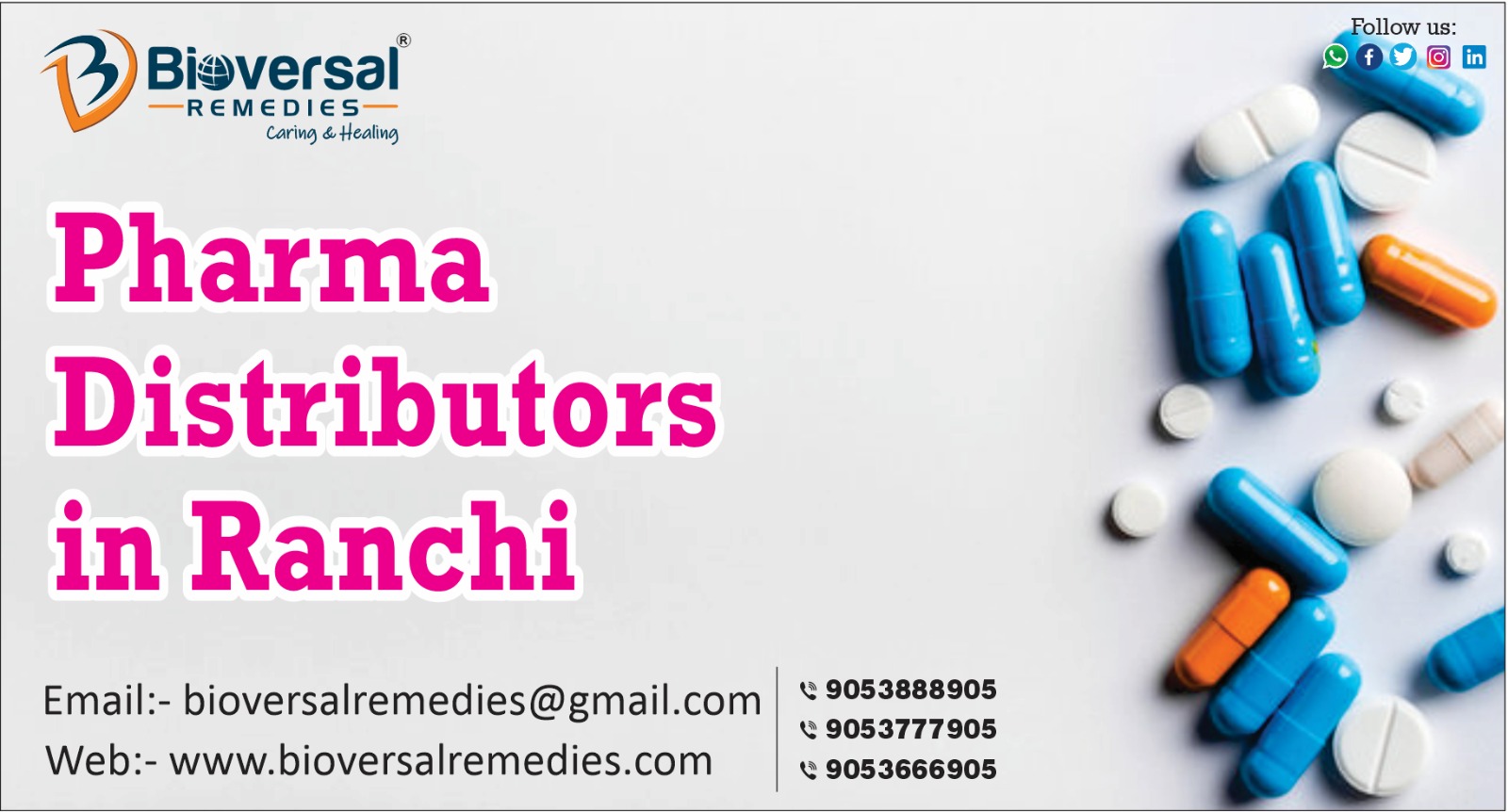 Pharma Distributors In Ranchi - Bioversal Remedies