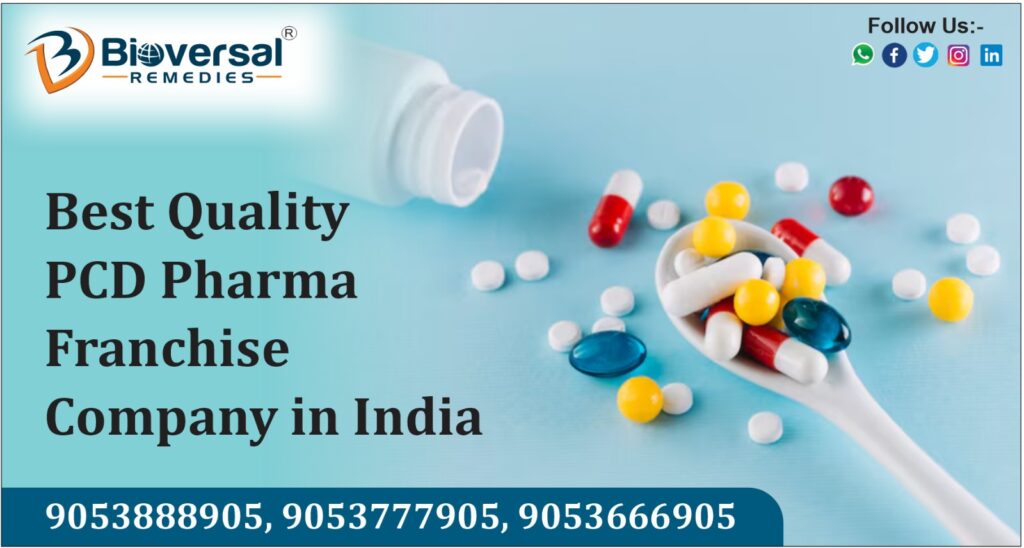 Best Quality PCD Pharma Franchise Company in India